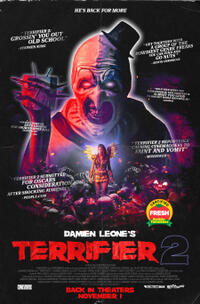 Terrifier 2 Re-Release (2023) Movie Poster