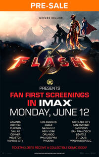 DC Presents: The Flash Fan First Screenings in IMAX (2023) Movie Poster