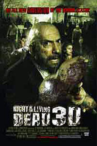 Poster art for "Night of the Living Dead 3D."