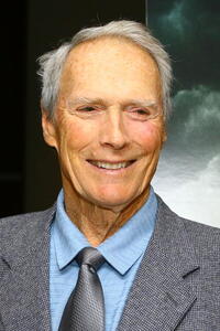 Clint Eastwood at a press conference in Tokyo, Japan