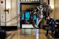 Dino closes in on Ben Stiller in "Night at the Museum." 