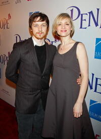 Actors James McAvoy and Anne-Marie Duff at the L.A. premiere of "Penelope."