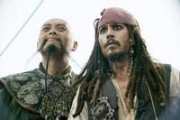 Chow Yun-Fat and Johnny Depp in "Pirates of the Caribbean: At World's End."