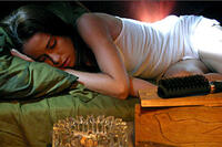 Ana Claudia Talancón as Amy in "Alone with Her."