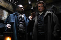 Oloudah (Youssou N’Dour) shows William Wilberforce (Ioan Gruffudd) around a slave trade ship in "Amazing Grace."