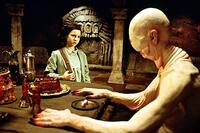 Ofelia (Ivana Baquero) encounters a mysterious creature (Doug Jones) as she completes one of her tasks in "Pan's Labyrinth."
