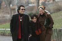 Marc Anthony, Bernard Hernandez and Jennifer Lopez in "El Cantante."