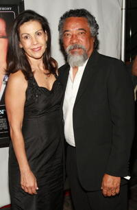 Director Claudio Chea and guest at the N.Y. premiere of "El Cantante."