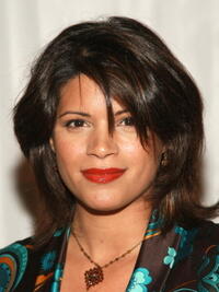 Actress Andrea Navedo at the N.Y. premiere of "El Cantante."