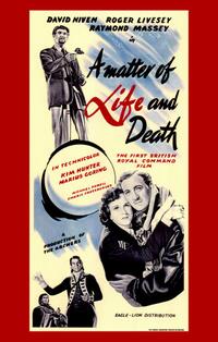 Poster art for "A Matter of Life and Death."