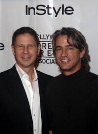 "Georgia Rule" star Dermot Mulroney, right, and Ed Stone at the In Style Magazine Party during the Toronto International Film Festival.