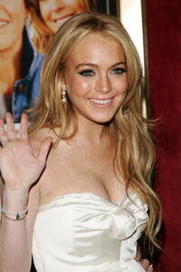"Georgia Rule" star Lindsay Lohan at the N.Y. premiere.