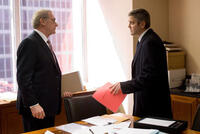 Sydney Pollack and George Clooney in "Michael Clayton."