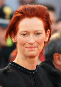 "Michael Clayton" star Tilda Swinton at the premiere during the Venice Film Festival. 