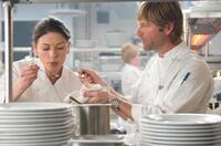 Catherine Zeta-Jones and Aaron Eckhart in "No Reservations."