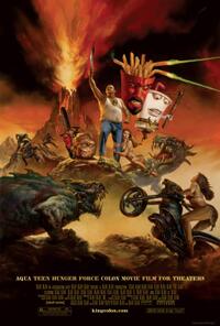 Poster art for "Aqua Teen Hunger Force Colon Movie Film for Theaters."