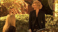 The old flame (Tracy Melchoir) meets the new fiancee (Staci Keanan) in "Hidden Secrets."