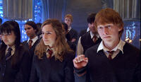 Katie Leung, Emma Watson and Rupert Grint in "Harry Potter and the Order of the Phoenix."