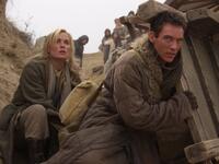 Radha Mitchell as Lee Pearson and Jonathan Rhys Meyers as George Hogg in "The Children of Huang Shi."