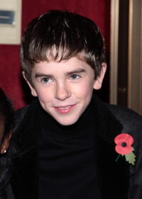 "August Rush" star Freddie Highmore at the N.Y. premiere.
