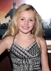 Actress Peyton List at the N.Y. premiere of "August Rush."