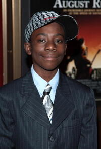 Actor Michael Hammond at the N.Y. premiere of "August Rush."