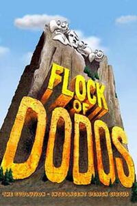 Poster art for "Flock of Dodos."