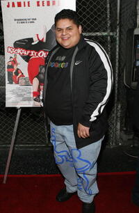 Actor Aris Alvarado at the L.A. premiere of "Kickin' It Old Skool."