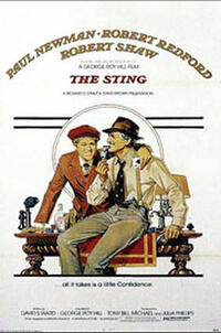 Poster art for "The Sting."