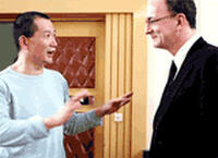 Tan Dun and the Met’s incoming general manager Peter Gelb.