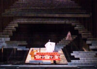 Model for one of Fan Yue’s set designs for "The First Emperor."