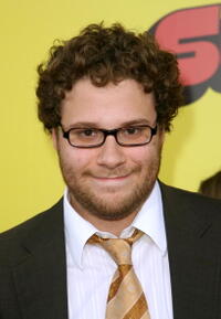 "Superbad" star Seth Rogen at the Hollywood premiere.