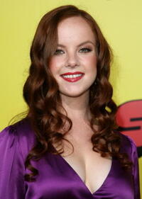 Actress Aviva at the Hollywood premiere of "Superbad."