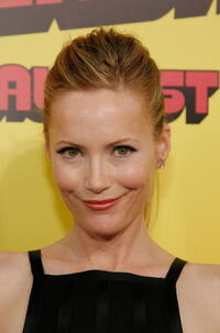 Actress Leslie Mann at the Hollywood premiere of "Superbad."
