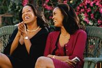 Regina King and Sharon Leal in "This Christmas."