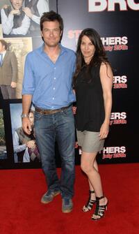 Jason Bateman and Amanda Anka at the California premiere of "Step Brothers."