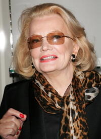 Actress Gena Rowlands at the after party of the N.Y. premiere of "Paris Je T'aime."