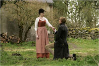 Exclusive Photo! Anne Hathaway as Jane Austen and Joe Anderson as Henry Austen in "Becoming Jane." 