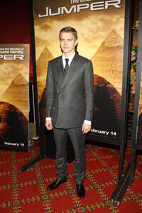 Actor Hayden Christensen at the N.Y. premiere of "Jumper."