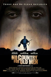 Poster art for "No Country for Old Men."