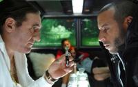 Gerard Depardieu as Gorsky and Vin Diesel as Toorop in "Babylon A.D."