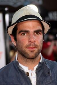 Zachary Quinto at the World premiere of "Get Smart."