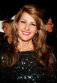 Actress Nia Vardalos at the L.A. premiere of "Charlie Wilson's War."