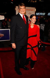 Congressman Charlie Wilson and Barbara Livshin Alberstadt Zavacky at the L.A. premiere of "Charlie Wilson's War."