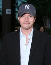 Actor Topher Grace at the L.A. premiere of "December Boys."