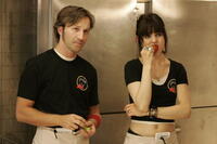 Breckin Meyer and Mena Suvari in "Caffeine."