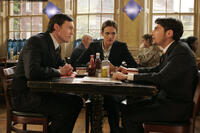 Mark Dymond, Jules Leyser and Andrew Ableson in "Caffeine."