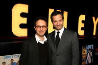 Director/writer Jake Kasdan and writer Judd Apatow at the Hollywood premiere of "Walk Hard: The Dewey Cox Story."