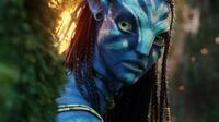 Zoe Saldana as Neytiri in "Avatar."