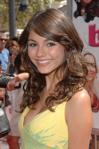Actress Victoria Justice at the L.A. premiere of "Bratz."
